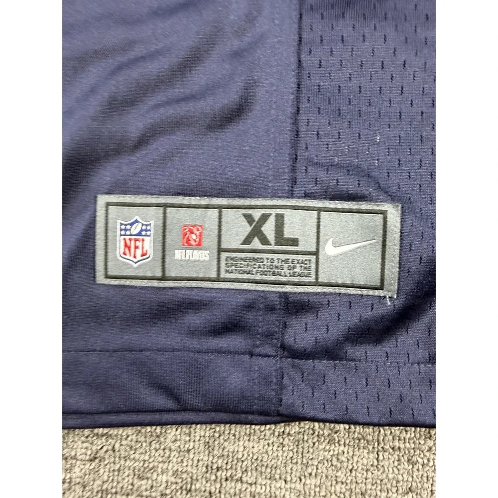 Chicago Bears Jersey Mens XL Blue Nike NFL Football Justin Fields 1 On Field